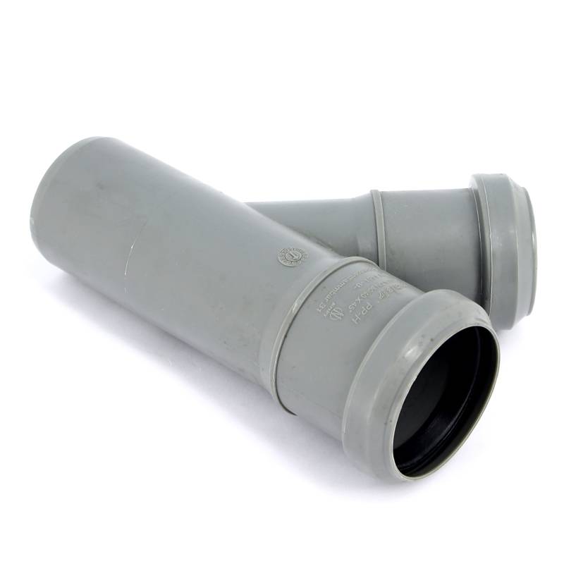 Тройник канализационный Sinikon Стандарт 50x40 мм 45° 510007