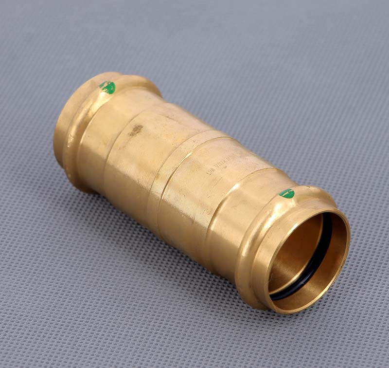Муфта надвижная пресс Viega Sanpress 35 мм бронза 124335