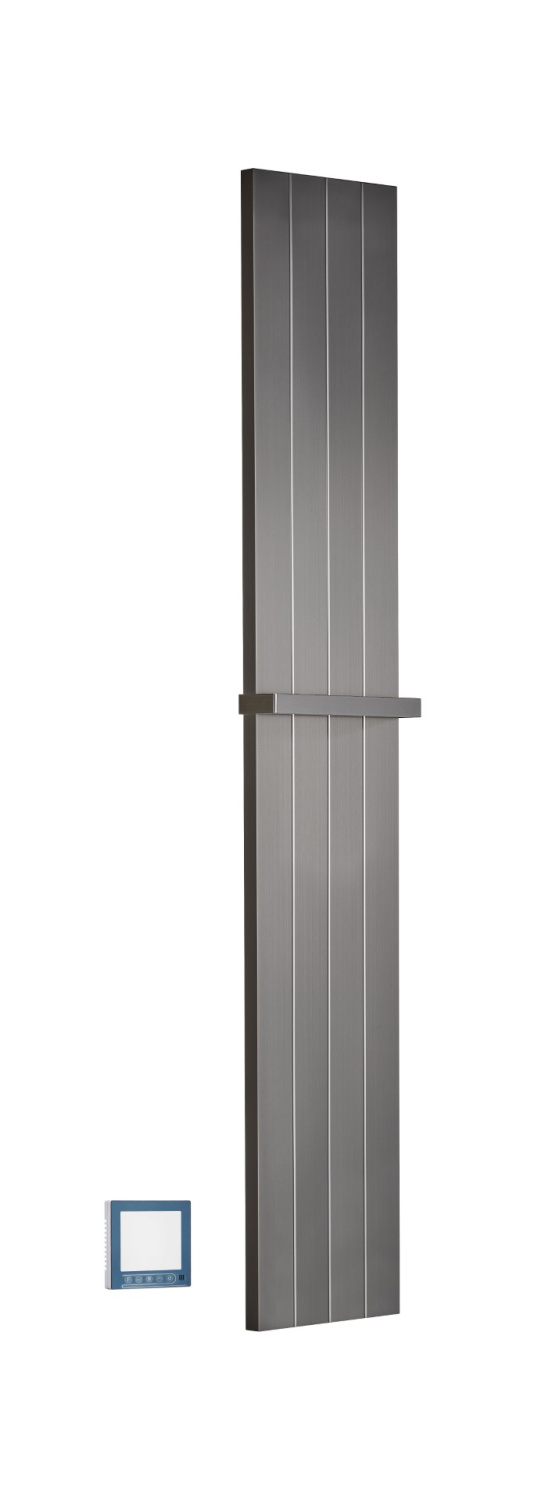 Полотенцесушитель электрический Boheme Flat 25x150 см скрытое подключение оружейная сталь 725-GM