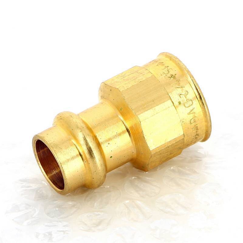 Муфта пресс-В IBP >B< Press 15 мм x 1/2 бронза P4270G01504000