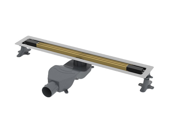 Душевой лоток Boheme B&T Infinity 60 см матовое золото 981-60-MG