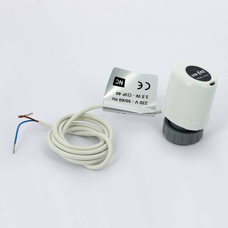 Привод термоэлектрический Uni-Fitt 230 В нормально закрытый NC 465E1000