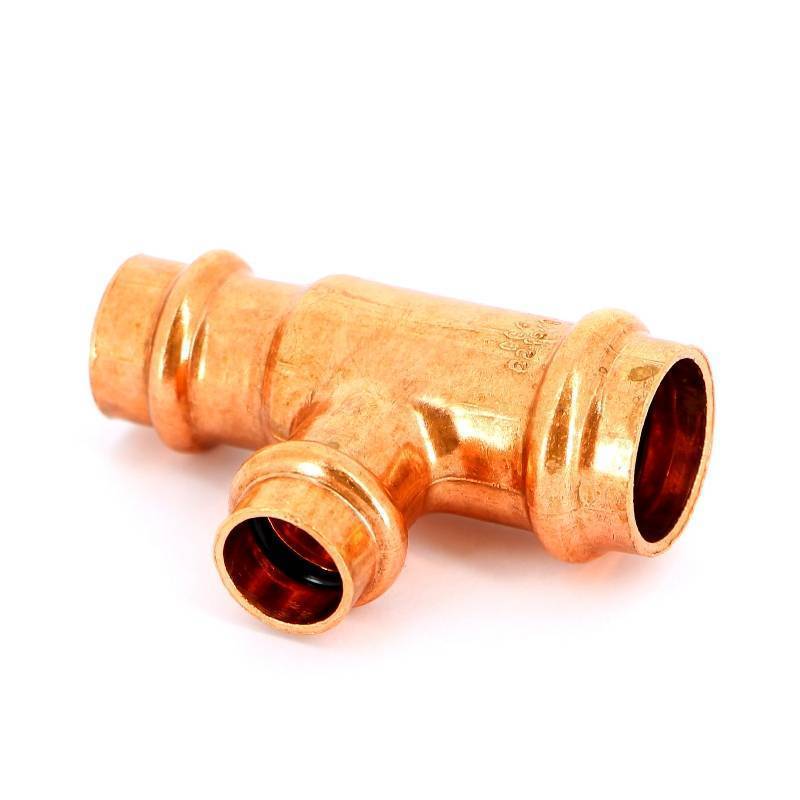 Тройник пресс IBP 22х15х18 мм медь P5130 02215018