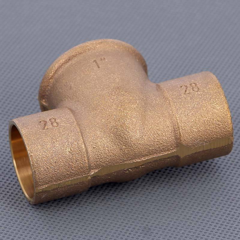 Тройник бронзовый под пайку Viega 28х1 ВР 258955