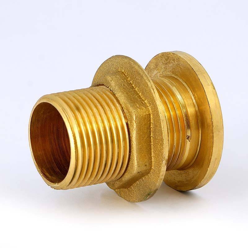 Выпуск резервуарный Tiemme 1 НР с фланцем и контргайкой без заглушки 1500176