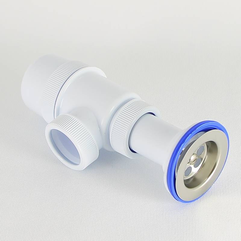 Сифон для мойки Wirquin Элит 1 1/2х40 мм с литым выпуском и чашкой D70 мм 30980612