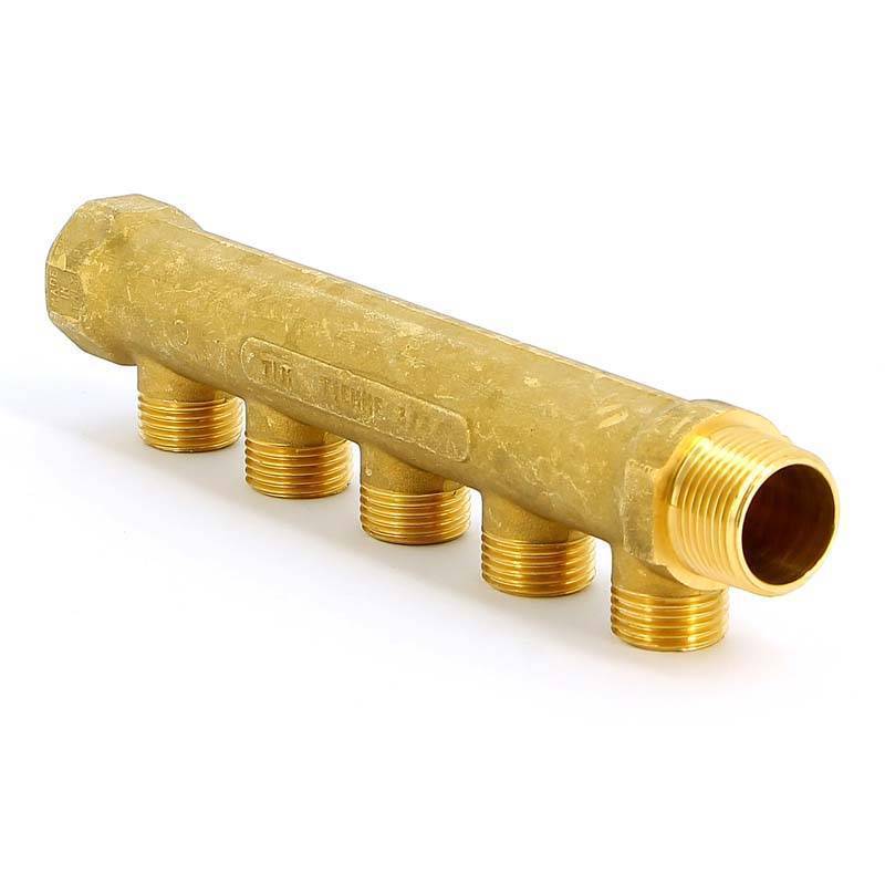 Коллектор TIEMME 3/4 НВ 5 выходов 1/2 Н 36 мм 1910003