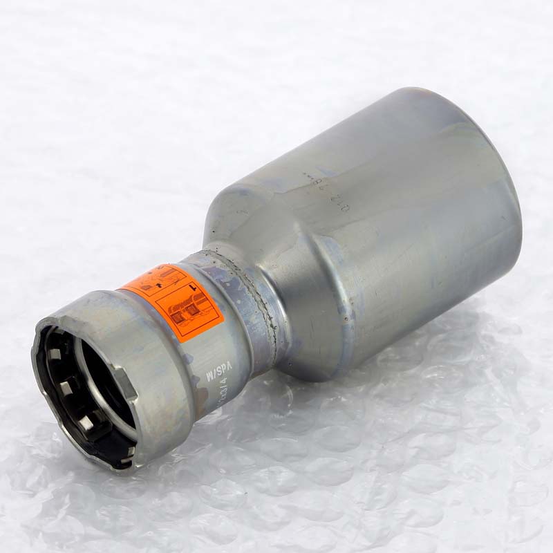 Муфта-вставка пресс Viega Megapress 1 1/2x3/4 оцинкованная сталь 695460