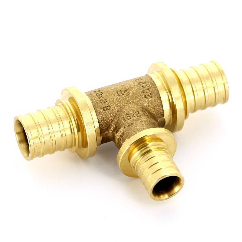 Тройник надвижной REHAU RAUTITAN RX 20х16х20 мм бронза 1377730