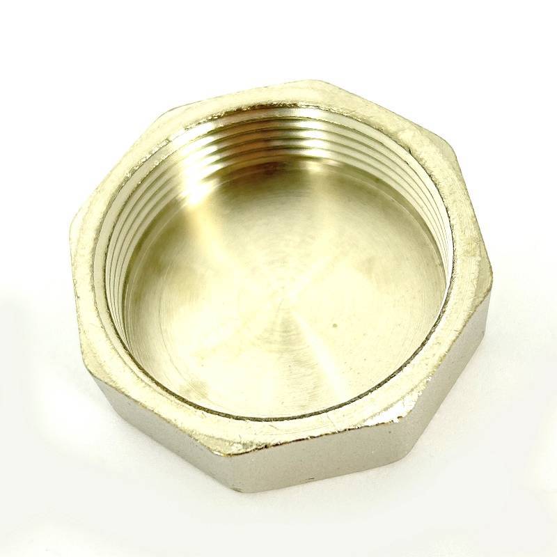 Заглушка латунная LD Pride 1 1/2 ВР никелированная 67.504.40