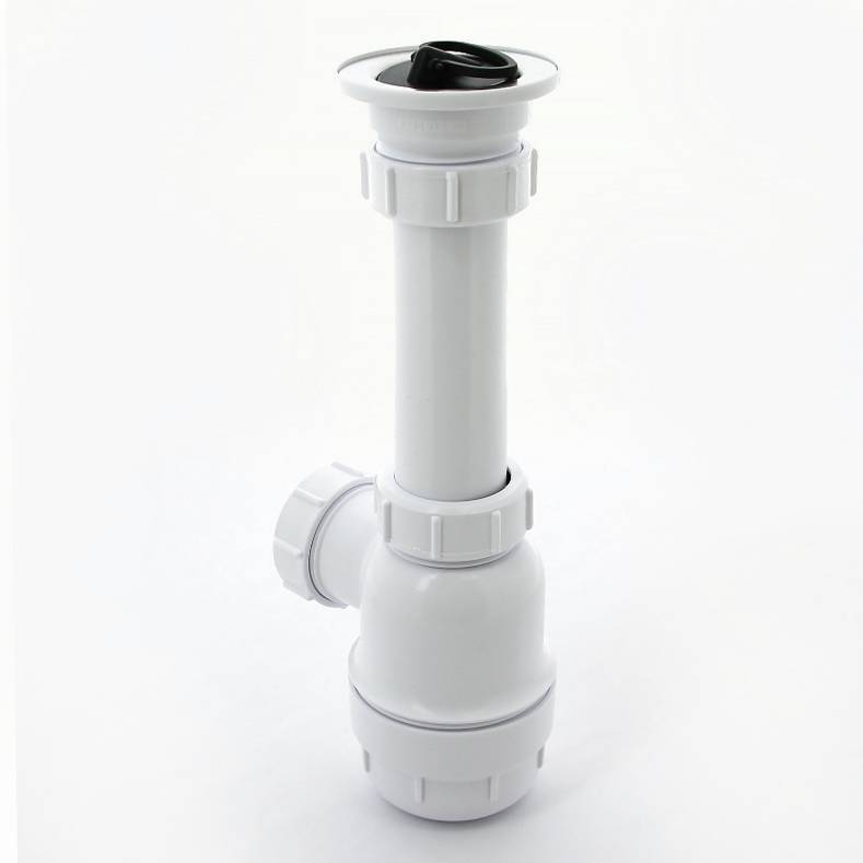 Сифон McAlpine бутылочный 1 1/2 x 40 мм с выпуском 70 мм выход 40 мм MRSK2