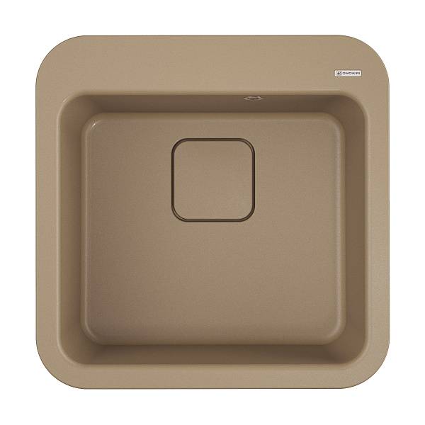 Кухонная мойка Omoikiri Tasogare 51-CA 51x51 см карамель 4993739