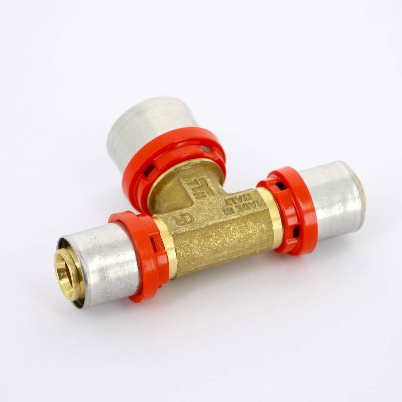 Тройник пресс Tiemme 26х16х16 мм 1650102