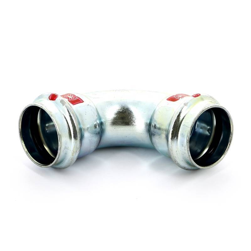 Угол 90° пресс Viega Prestabo оцинкованная сталь 28 мм 558154