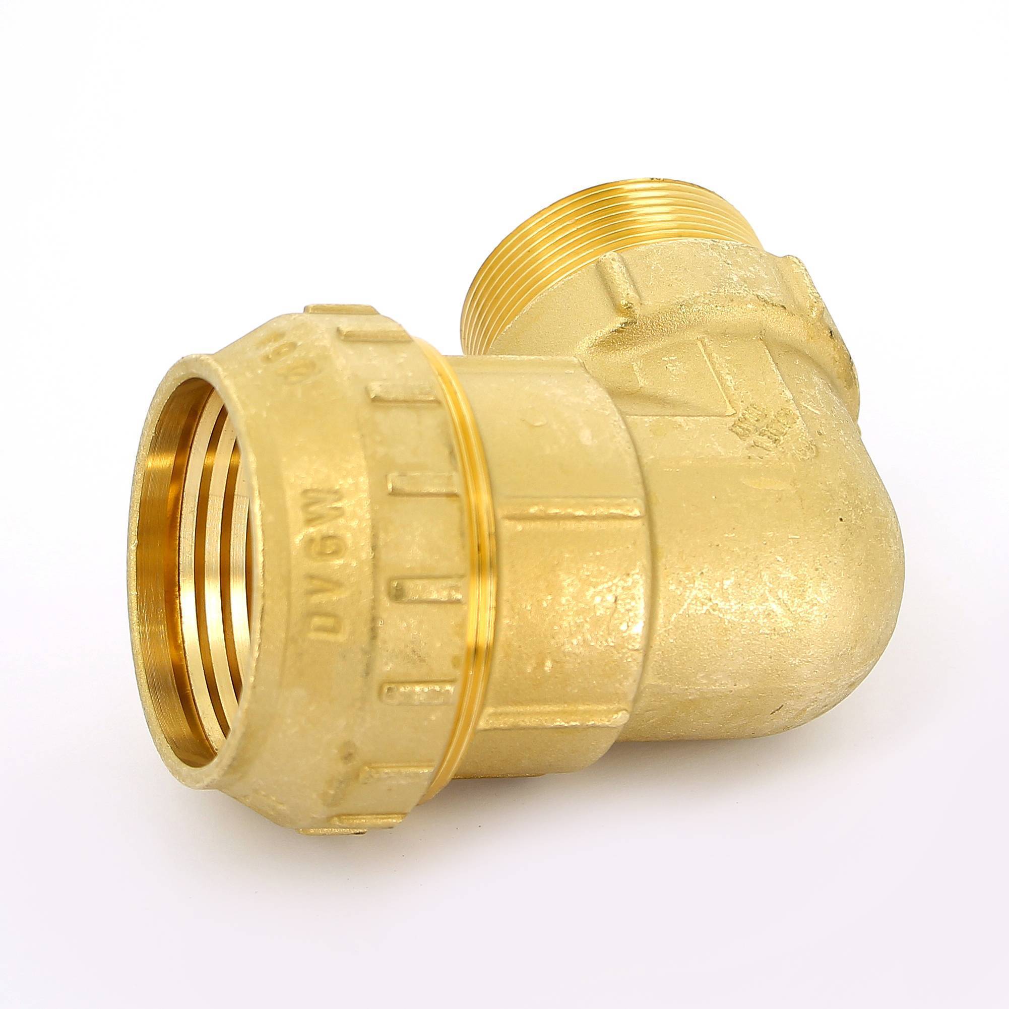 Угольник обжимной Tiemme 3464CR 63х2 наружная резьба 3400062