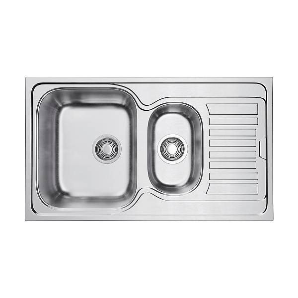 Кухонная мойка Omoikiri Kashiogawa 86-2-IN нержавеющая сталь 86x50 см 4993454