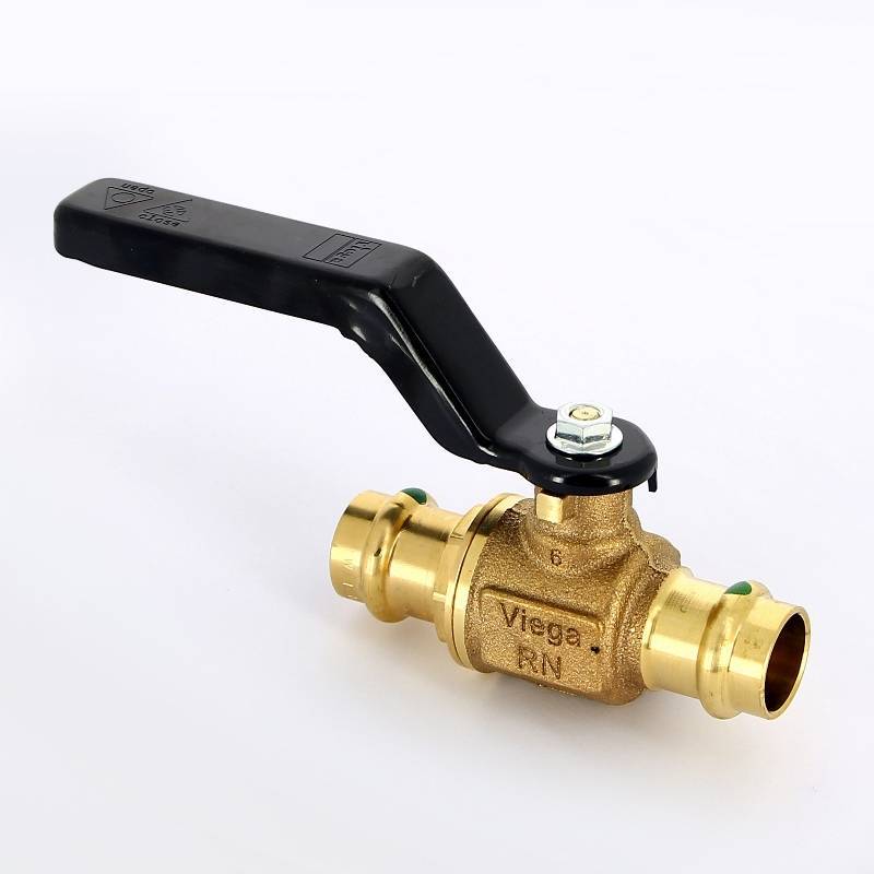 Кран шаровой Viega Easytop 18 пресс бронза SC-Contur 590444