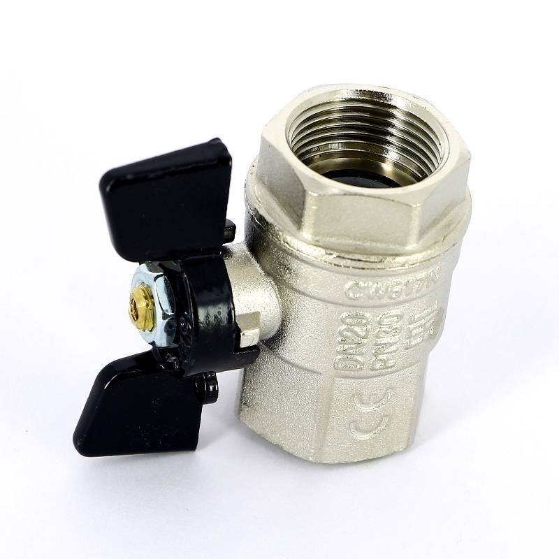 Кран шаровой Bugatti New Jersey 3/4 ВР-ВР бабочка 09120005