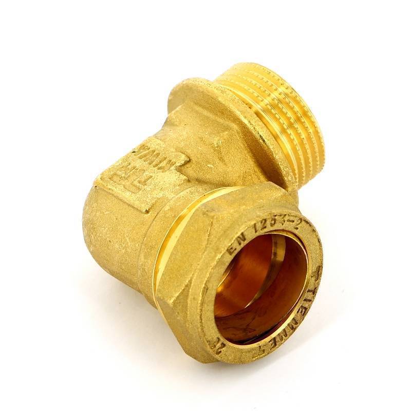 Угольник обжимной Tiemme 1104 28х3/4 наружная резьба 1130208