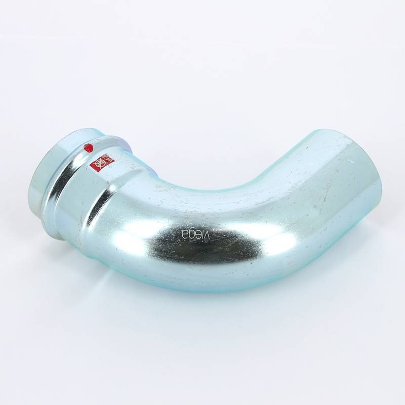 Угол-вставка 90° пресс Viega Prestabo оцинкованная сталь 54 мм 558253