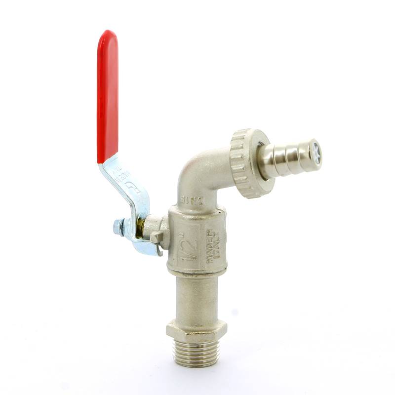 Кран шаровой садовый Itap 132 со штуцером и рычагом 1/2 1320012