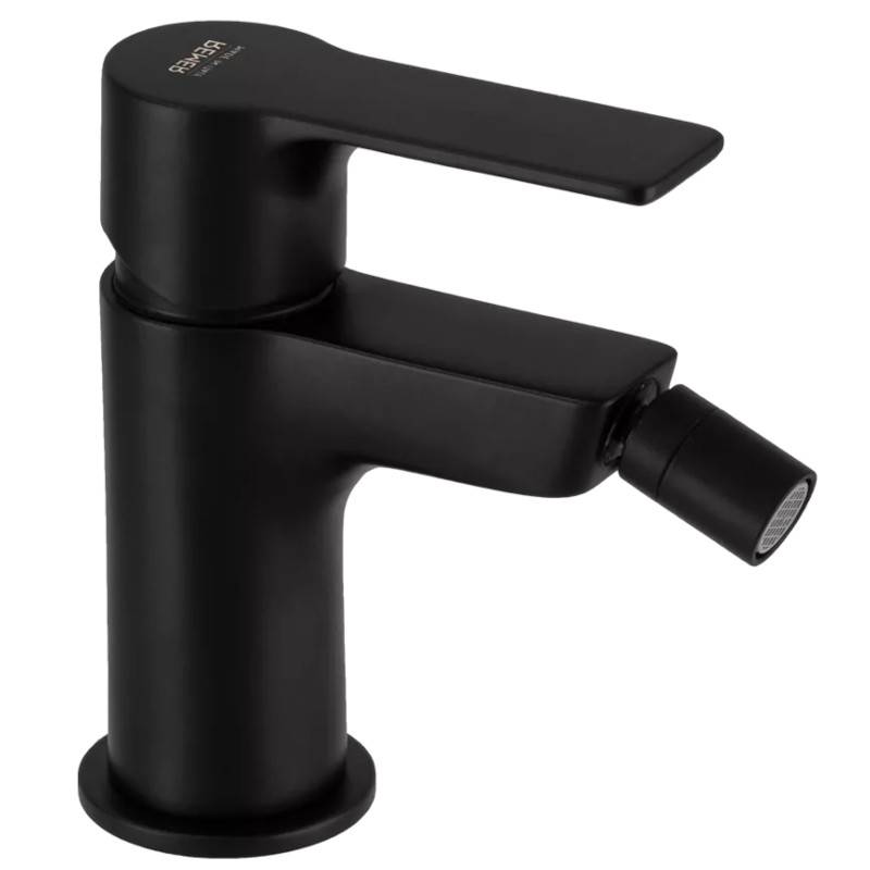Смеситель для биде Remer Energy однорычажный с донным клапаном черный матовый EY20NO