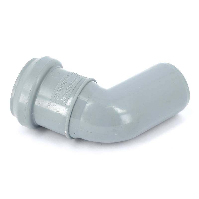 Отвод канализационный Sinikon Стандарт 40 мм 67° 504019.R