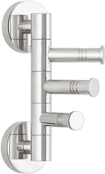 Держатель полотенец поворотный Сунержа Веер-3 5x8.8x16.6 см золото 03-3010-3088