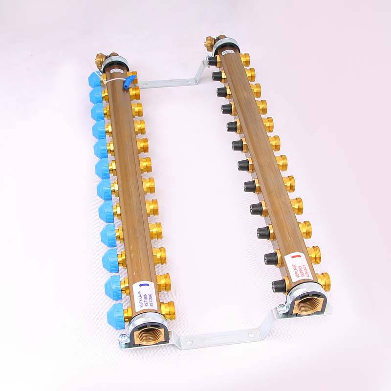 Коллекторная группа Watts HKV 1x3/4 EK 12 выходов с вентилями 10004192