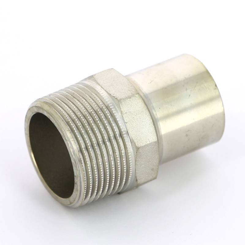 Переходник пресс Viega Sanpress Inox 35 мм x 1 1/4 НР нержавеющая сталь 436766