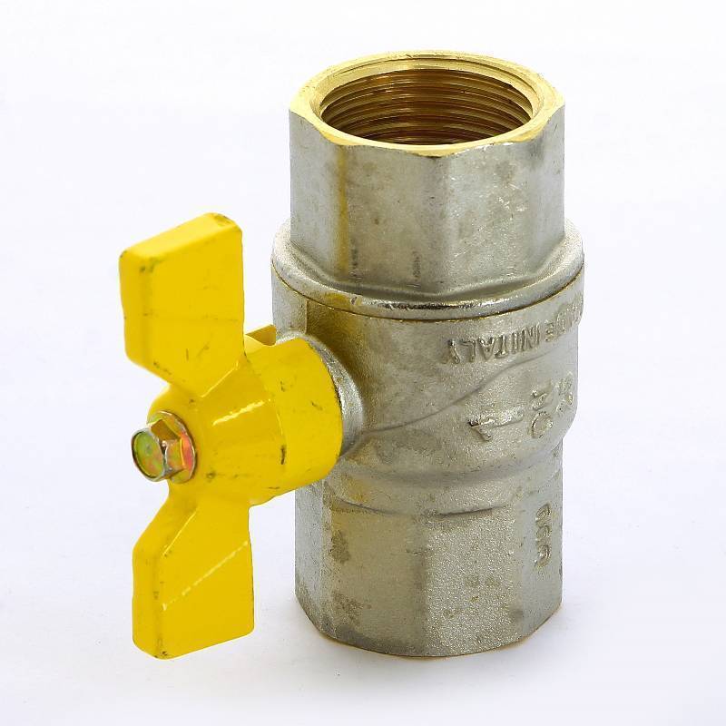 Кран шаровой для газа F.I.V. FUTURGAS 1 ВВ бабочка 80010101