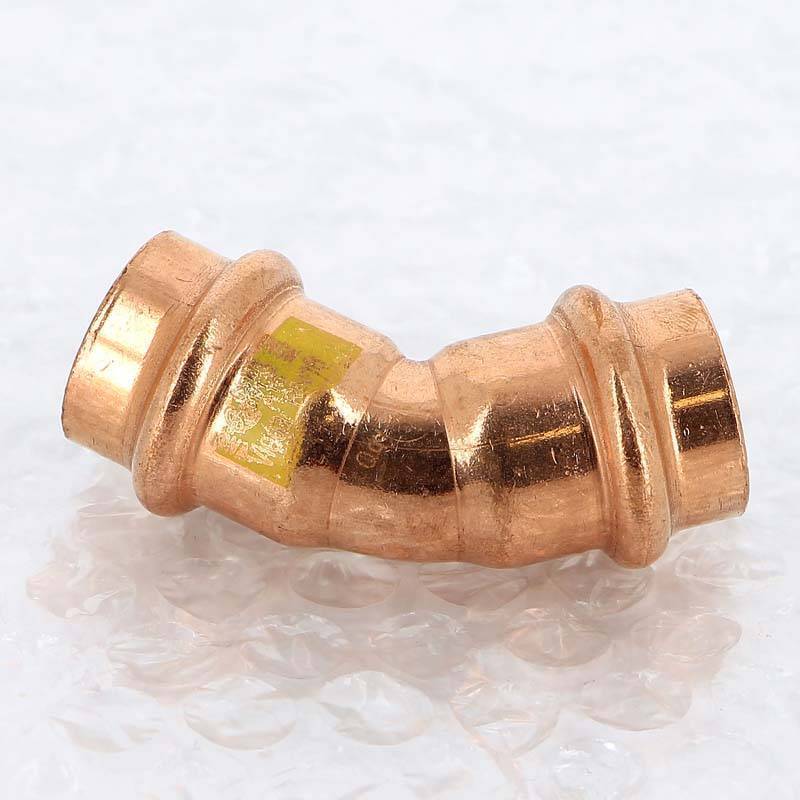 Угольник пресс 45° Viega Profipress G 18 мм медь 345617