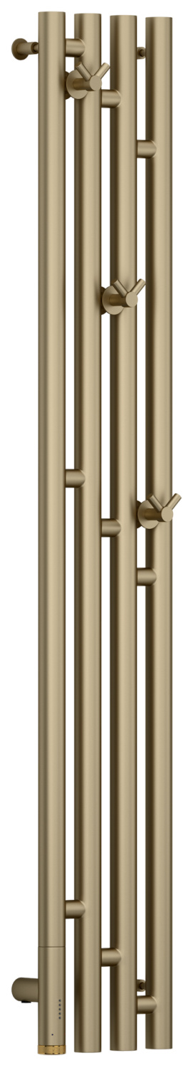 Полотенцесушитель электрический Сунержа Кантата 3.0 19.1x120 см левый золотой шёлк матовый 32-5846-1216