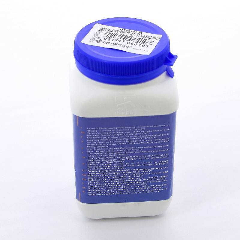 Полифосфат кристаллический Atlas Filtri 0.5 кг RE8010005