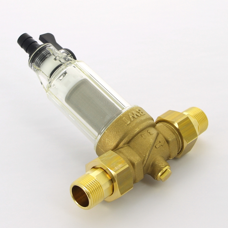 Фильтр промывной Protector mini 3/4 100 мкм для х/в, пластик. колба