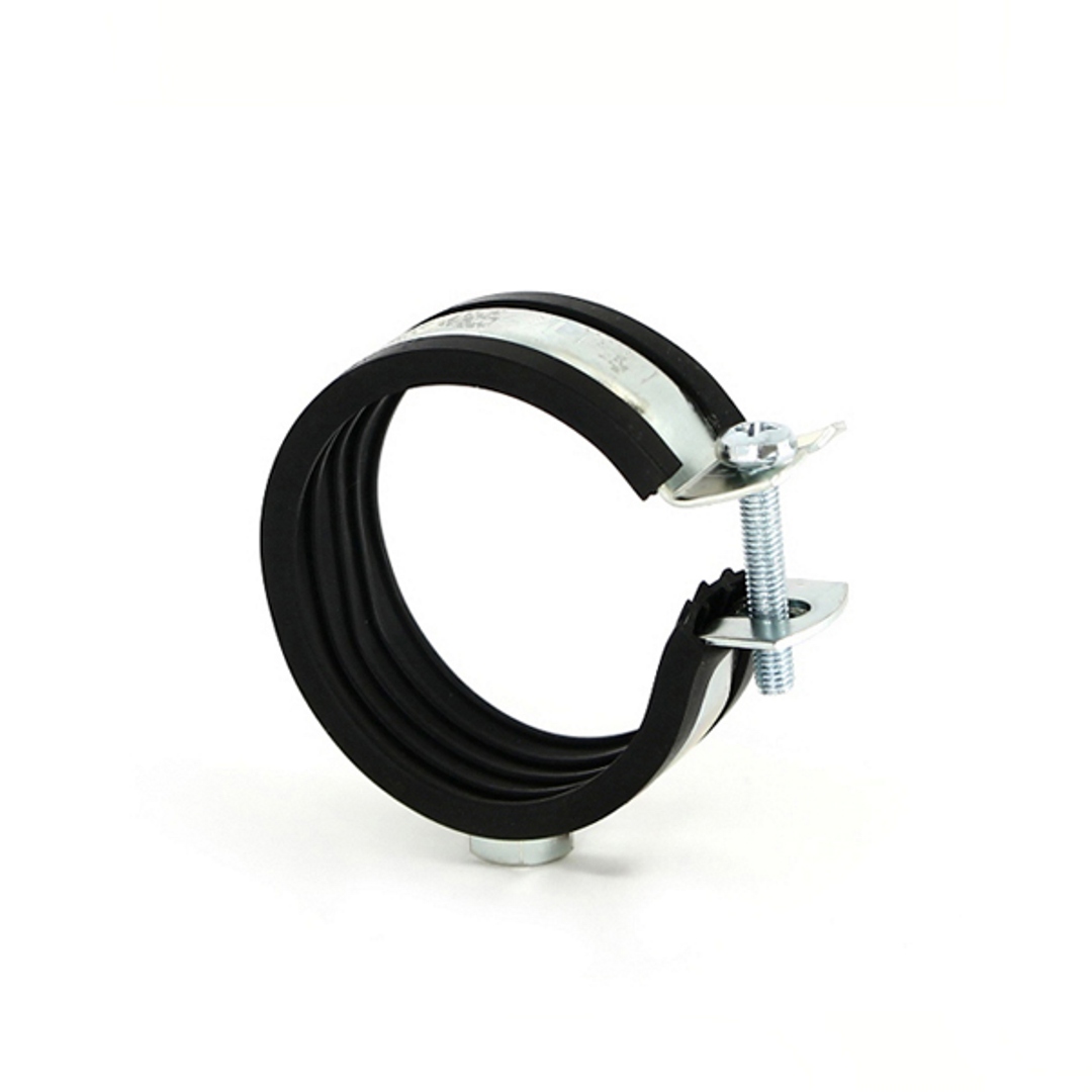 Хомут одновинтовой 1 1/2 (48-51 мм) с резиновым уплотнителем