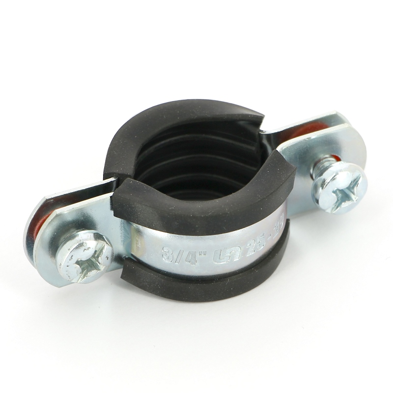 Хомут 3/4 (25-29 мм) с резиновым уплотнителем