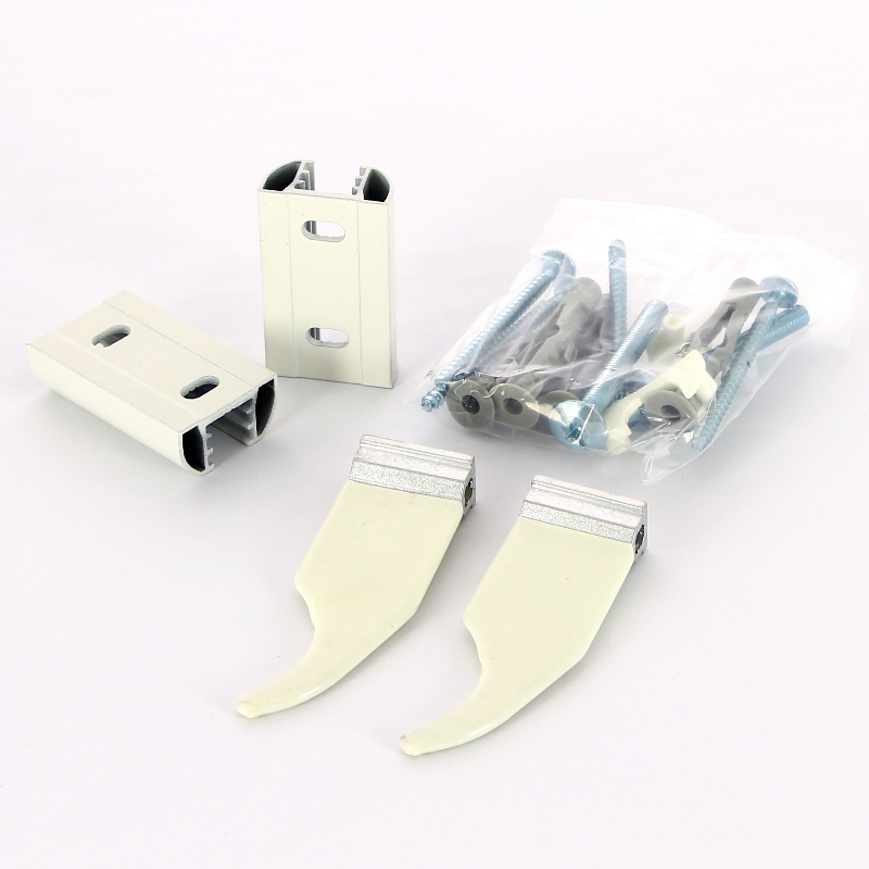 Кронштейн настенный регулируемый, пластифицированный, комплект 2 шт.