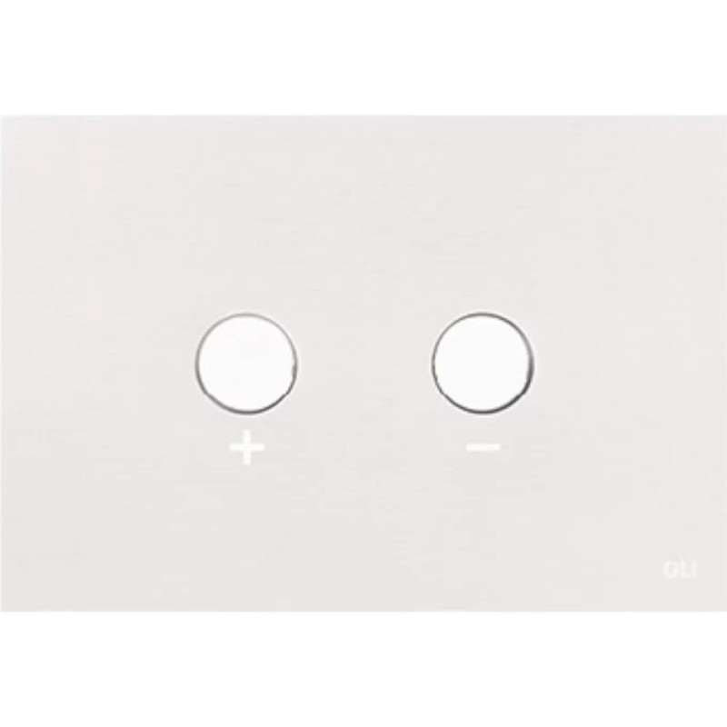 Кнопка для инсталляции OLI BLINK, сталь белый матовый