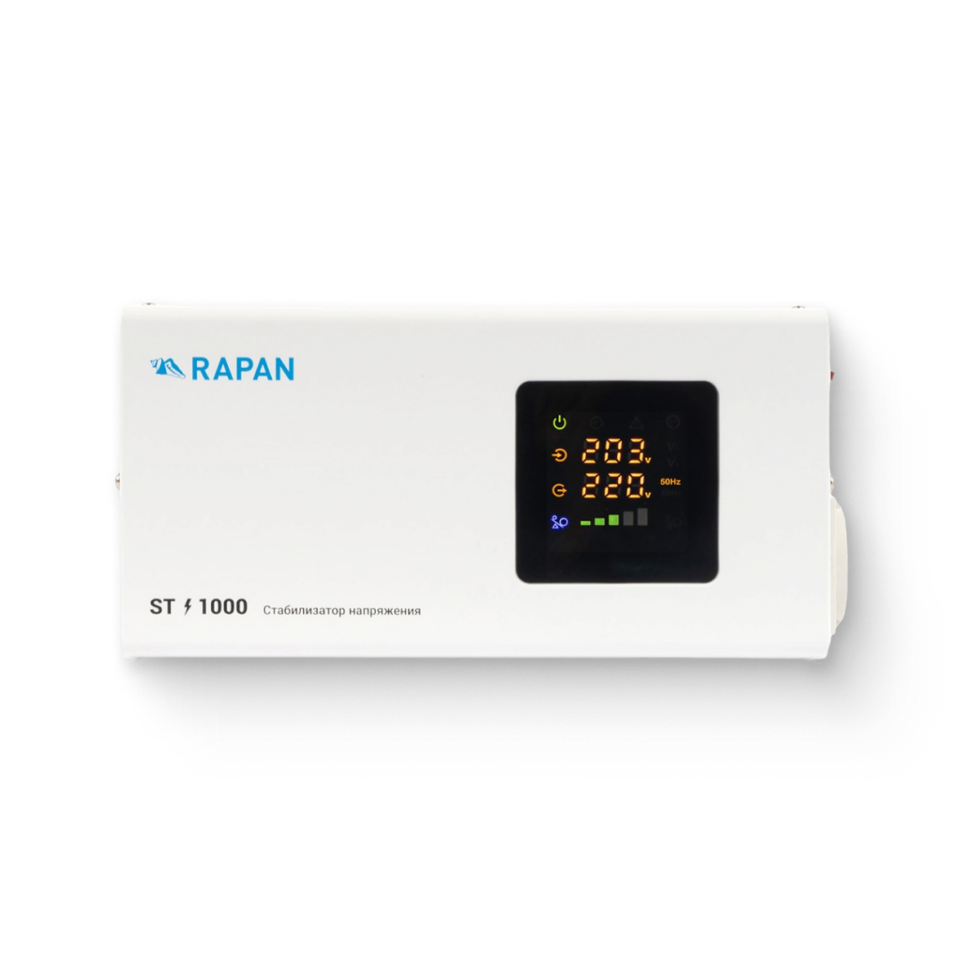 Стабилизатор сетевого напряжения RAPAN ST-1000, 1000 ВА, 100-260 В