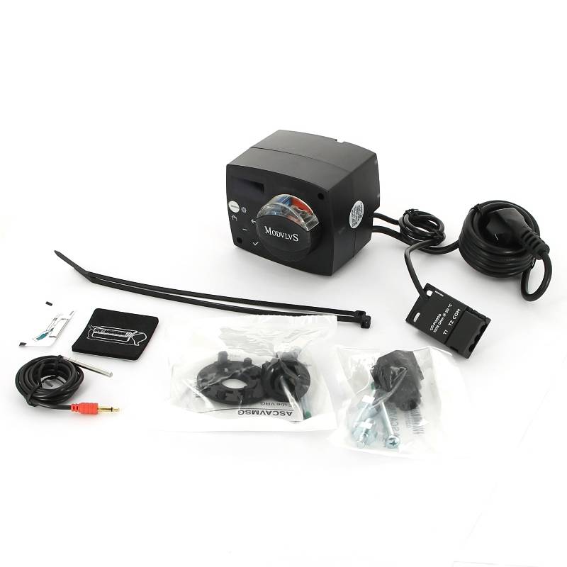 Сервопривод для клапана Uni-Fitt с датчиком температуры 230 В 6 Нм 120 с 371P0230