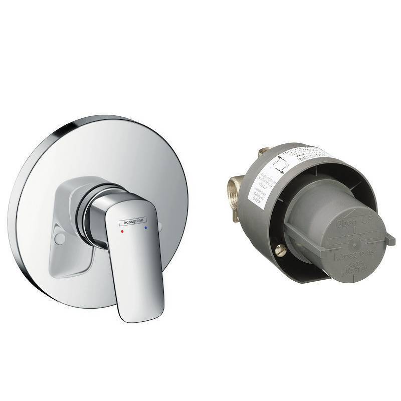 Смеситель для раковины Hansgrohe Logis 190 со сливным гарнитуром хром 71090000