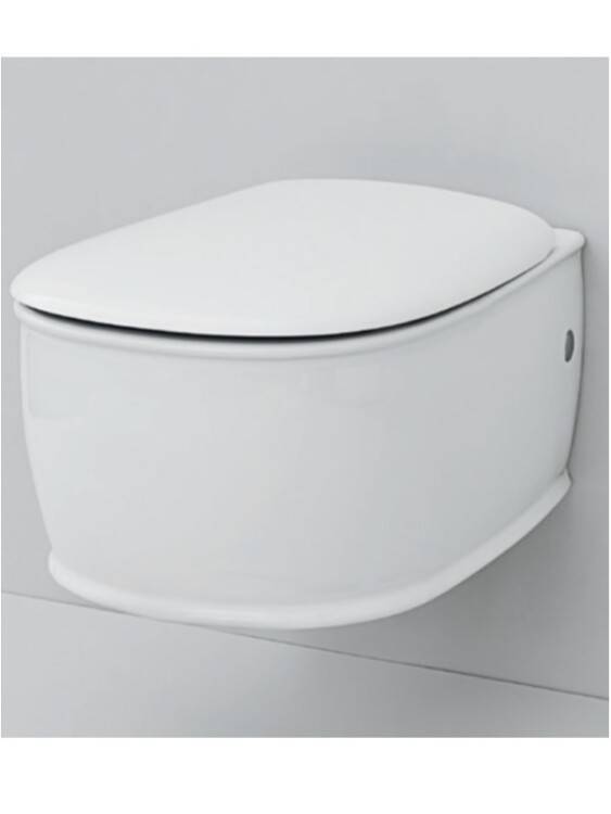 Унитаз подвесной Artceram Azuley 370х525х290 мм Glossy White AZV001 01 00