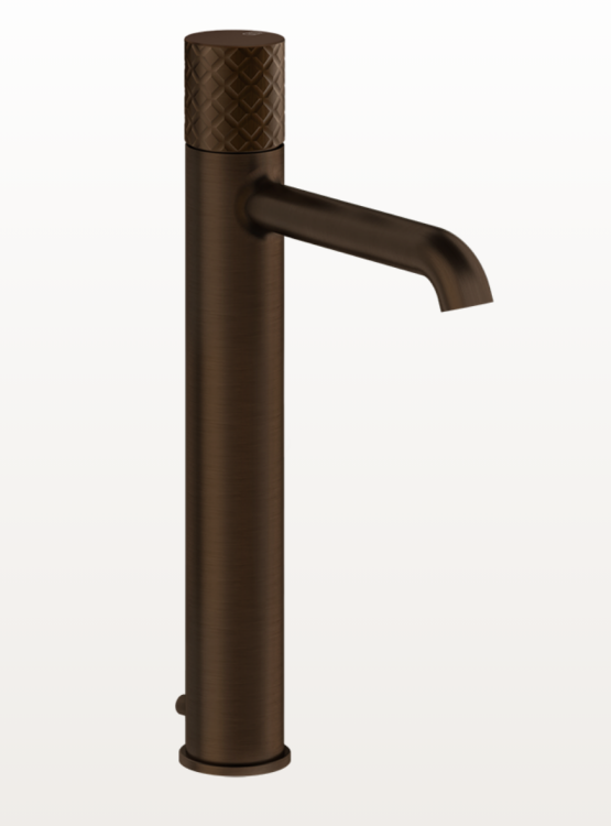 Смеситель для раковины, Gessi, Habito Intreccio, на раковину/столешницу, цвет-Dark Bronze