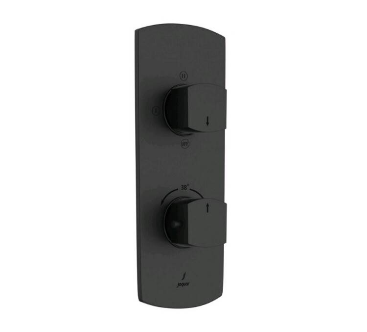 Смеситель для душа Jaquar Kubix Prime встраиваемый черный матовый KUP-BLM-35683PM