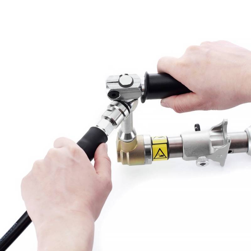 Инструмент для надвижки гильз REHAU RAUTOOL H2 с ножным насосом и гидравлическим рукавом 3.5 м 12024841001