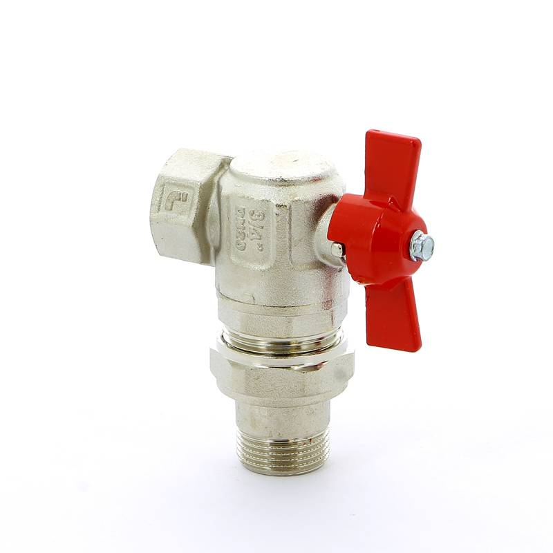 Кран шаровой ITAP IDEAL 3/4 НВ угловой с разъемным соединением бабочка 298