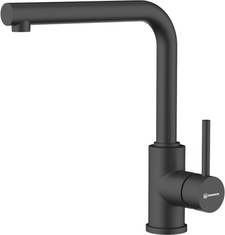 Смеситель для кухни OMOIKIRI Nakagawa-P черный 4974307