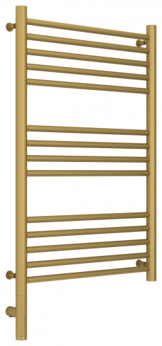 Полотенцесушитель электрический Сунержа Богема 3.0 800x500 мм МЭМ нижнее левое золото матовое 03258048050