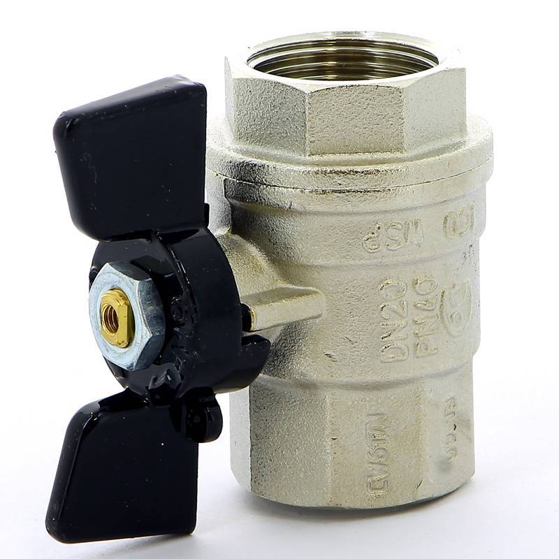 Кран шаровой Bugatti Oregon 302 ВВ бабочка 3/4 03020067